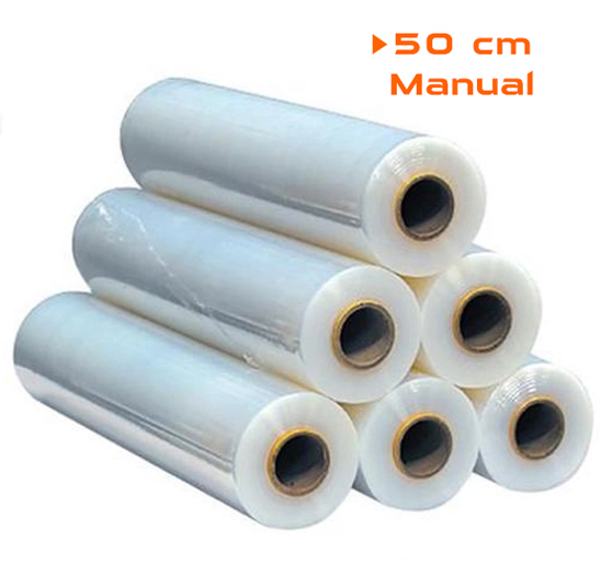 Filme Stretch 50Cm Bobina Manual.